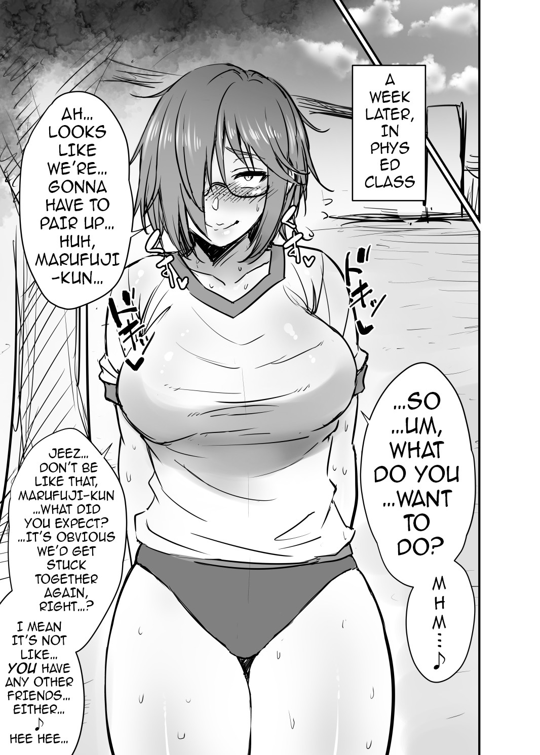 Hentai Manga Comic-The Creepy Glasses Girl-Read-6